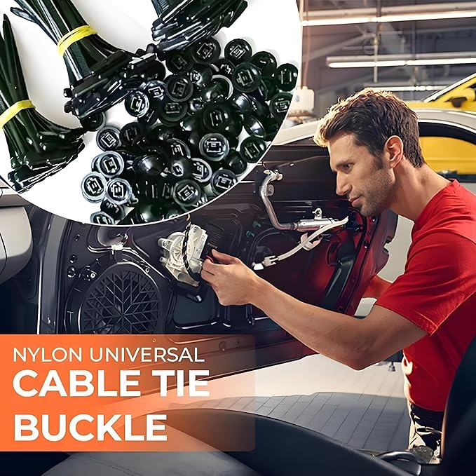 200 Pcs Nylon Universal Cable Tie Buckle - Image 7