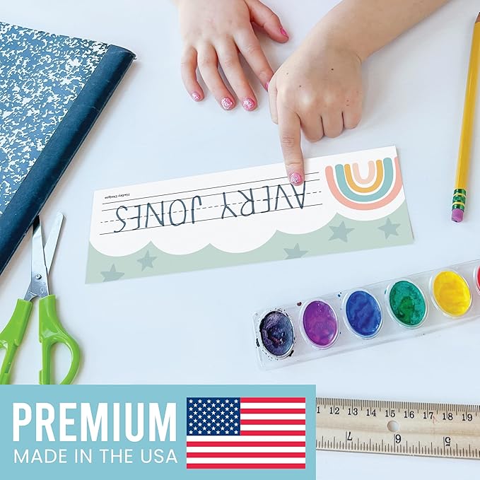Desk Name Tags for Classroom -25 Student Name Plates for Classroom Kindergarten - Image 5