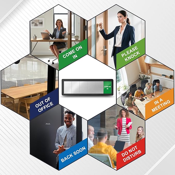 Office Door Signs-Meeting in Progress Door Sign - Image 2
