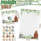 TaoBary 160 Pcs Stationery Paper Set 50 Double Sided Stationery Papers - Image 2