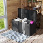 PATIOEASY 100 Gallon Waterproof Large Resin Deck Box，Storage Box - Image 8
