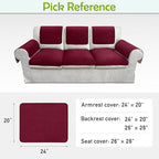 Couch Arm Covers, Sofa Arm Covers, Waterproof Armrest Covers - Image 6