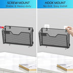 SUPEASY 6 Single Mail Organizer Wall Mounted, Wall File Organizer, Hanging File - Image 4