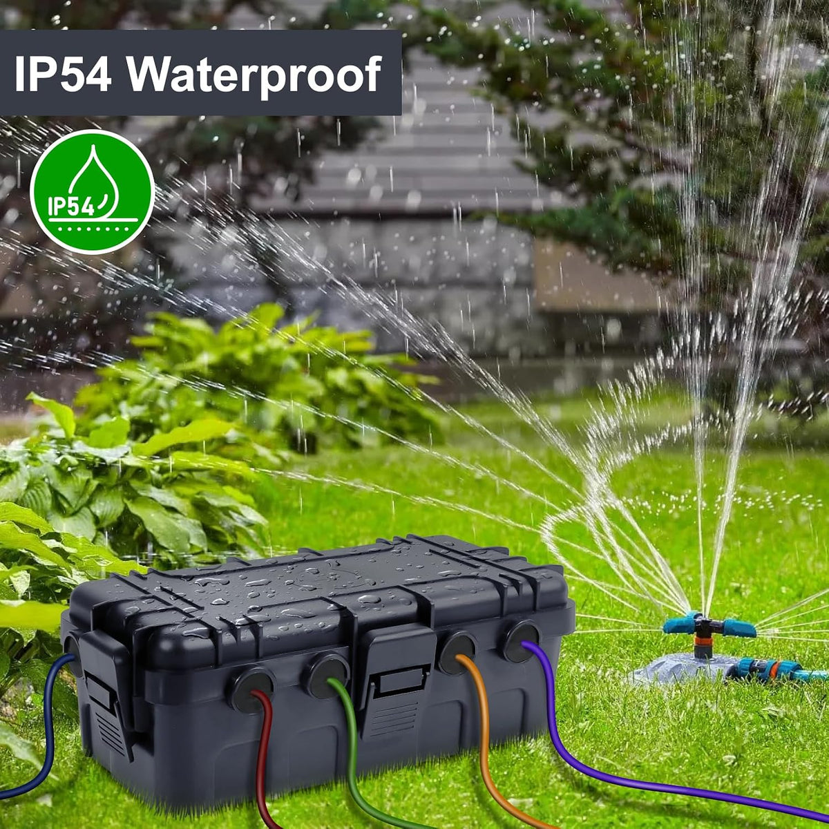 [2 Pack] Outdoor Electrical Box Waterproof, OUTDSPLY Medium Outdoor Electrica...