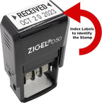 ZIGEL D50 Date Stamp with Received - Image 5