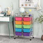 GLACER 10 Drawer Rolling Cart, Storage Cart - Image 2