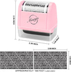 Miseyo Wide Identity Theft Protection Roller Stamp Set - Image 2