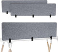 2pcs Privacy Panel, Standing Desk Divider 60"x16" Desktop Office Furniture by Unknown