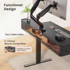 ErGear Standing Desk with LED Strip, 55″ x 28″ Electric Height Adjustable RGB - Image 4