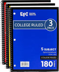 EPI Spiral Notebook | 5 Subject by EPI