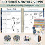 bloom daily planners 2026 Hardcover Calendar Year Goal & Vision Planner - Image 2