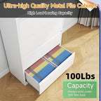 LONGLINK 4 Drawer Lateral File Cabinets - Image 5