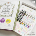 Speedball Hand-Lettering & Journaling Set, Brush Tip Pens Calligraphy, Bullet - Image 8