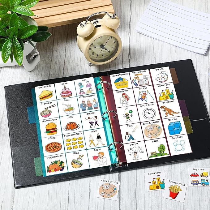 Communication Book Bulk 162 Laminate Icon Picture Cards - Image 5