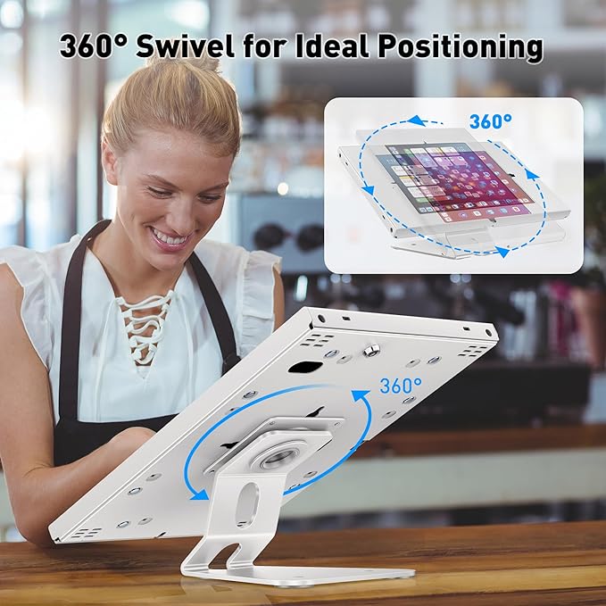 AboveTEK Anti-Theft Tablet Stand – iPad Locking & Security Stand, Countertop & - Image 6
