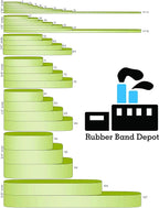 Rubber Bands, Rubber Band Depot, Size #117, Approximately 50 Rubber Bands Per - Image 4