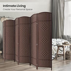 Cocosica 6 Panel Room Divider, 6Ft Folding Privacy Screen, Tall - Image 4