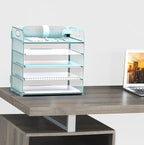 Letter Tray Paper Organizer 5-Tier Desk Organizer File Organizer Paper Holder - Image 5