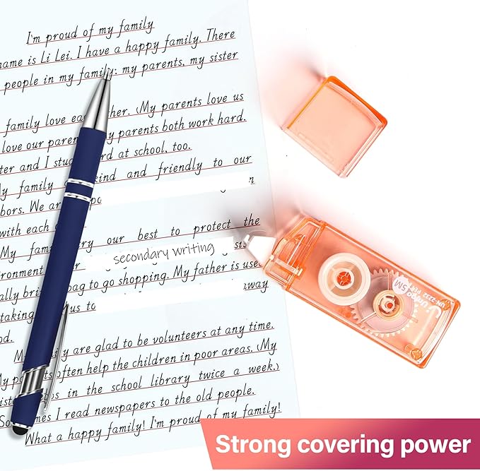 Unjoo White Correction Tape, For school, Office Workers - Image 4