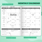 Clever Fox Planner – Undated Weekly & Monthly Planner - Image 4