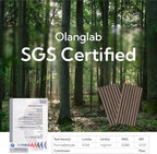 Olanglab Wood Slat Wall Panels, Wooden Acoustic Wall Panels, 94.5"x12.6" Each - Image 5