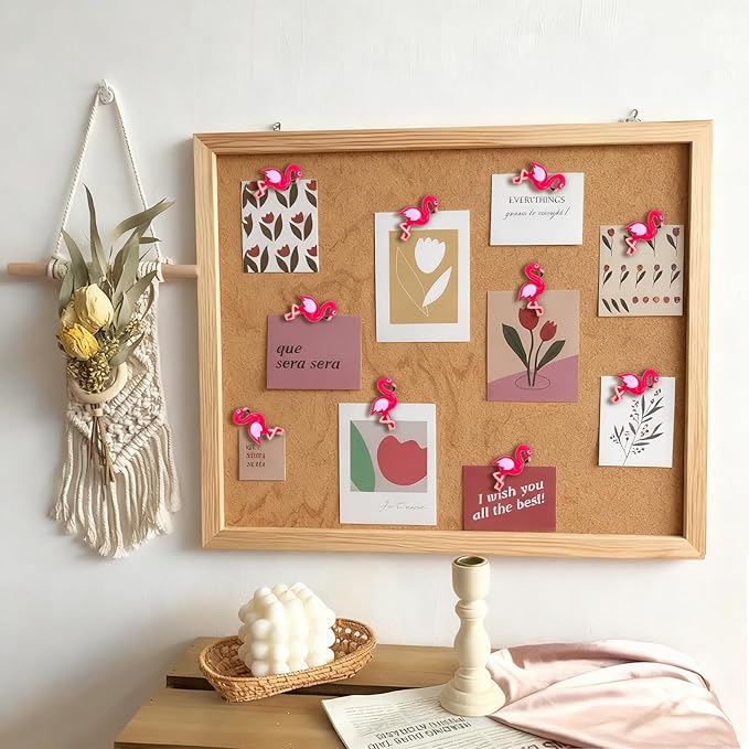 25 pcs Pink Flamingo Push Pins Cute Thumbtack Photos Wall Maps Bulletin Board - Image 5