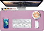 SUJAYU Dual Sided PU Leather Desk Pad, Mouse Pad, Office Desk Mat, Non-Slip by SUJAYU