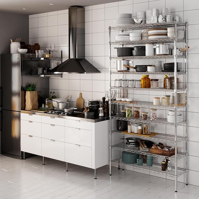 Regal Altair 14" Deep x 42" Wide x 86" Height Wire Shelving Kit | 10-Tier | NSF - Image 2