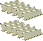 10 Pack 2" x 8" Aluminum Desk Name Plate Holder, Office Name Plate Holder by Unknown