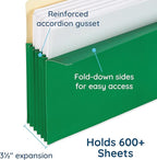 Blue Summit 10 Expanding File Pockets, Accordion File Folders Letter Size - Image 3
