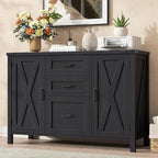Vabches File Cabinet with 3 Drawers, Farmhouse Lateral File Cabinet Fits Files - Image 8