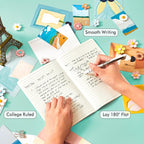 feela 8 Pack Soft Cover Journal Bulk, Notebooks College Ruled - Image 3
