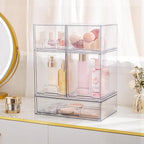 Vtopmart Stackable Storage Drawers Set of 4, Laundry Room Organization - Image 2
