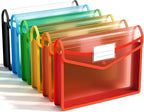 ABC life 6 Pack Plastic Expanding File Folder, Folders by ABClife