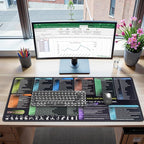 iCasso Excel Cheat Sheet Desk Pad, Excel Mouse Pad Shortcuts, Excell Short Cut by iCasso