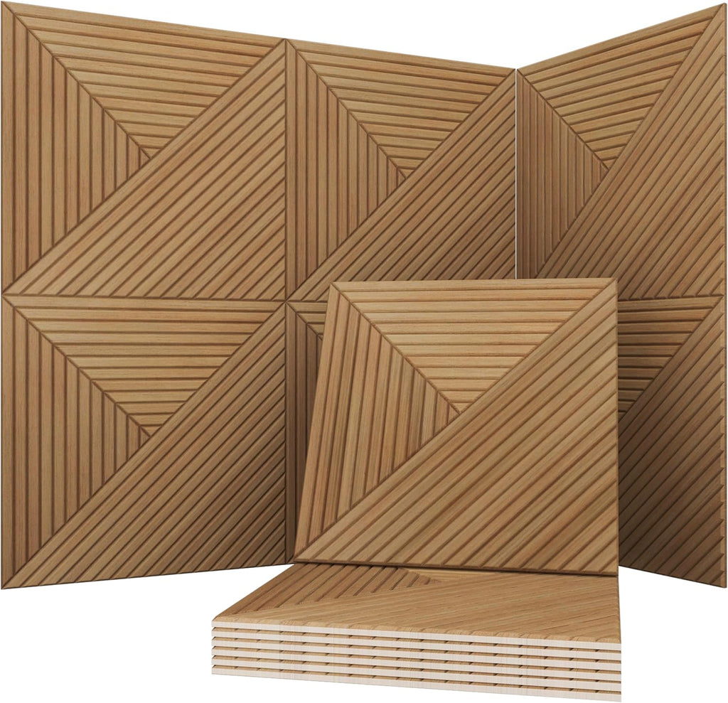 Soon Global Acoustical Wall Panels, 6-Piece 23.62 X 23.62 Inches Art Acoustic