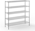 Regal Altair 21" Deep x 60" Wide x 64" Height Wire Shelving Kit | 5-Tier | NSF