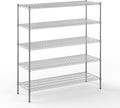 Regal Altair 21" Deep x 60" Wide x 64" Height Wire Shelving Kit | 5-Tier | NSF by Regal+Altair