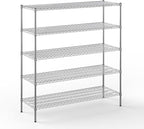 Regal Altair 21" Deep x 60" Wide x 64" Height Wire Shelving Kit | 5-Tier | NSF by Regal+Altair