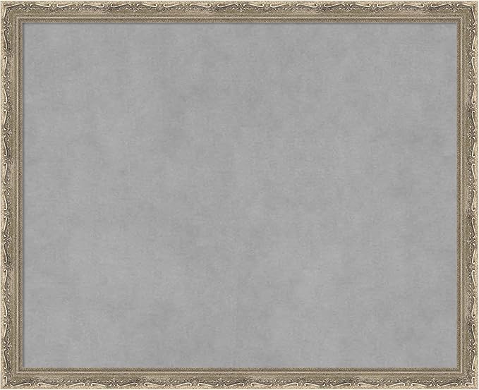 Amanti Art Silver Framed Magnetic Board 18x22 Small Vision Board by AmantiArt