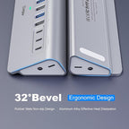 YH9AC Powered USB Hub 10Gbps, intpw 12 Port USB C Hub - Image 5