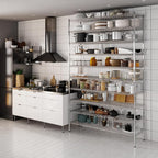 Regal Altair 18" Deep x 60" Wide x 96" Height Wire Shelving Kit | 10-Tier | NSF - Image 6