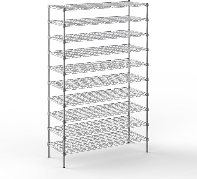 Regal Altair 21" Deep x 54" Wide x 86" Height Wire Shelving Kit | 10-Tier | NSF by Regal+Altair