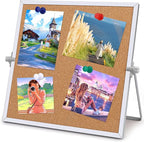 kdafio 11.81"×11.81" Cork Board Bulletin Board, Double Sided Pin Board by Kdafio