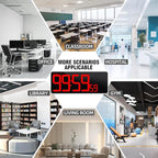 KMMKGG 13.7”Digital Timer Large LED Screen displays（5'' Number）, The Date time - Image 8