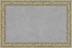 Amanti Art Silver Framed Magnetic Board 31x47 Large Vision Board by AmantiArt