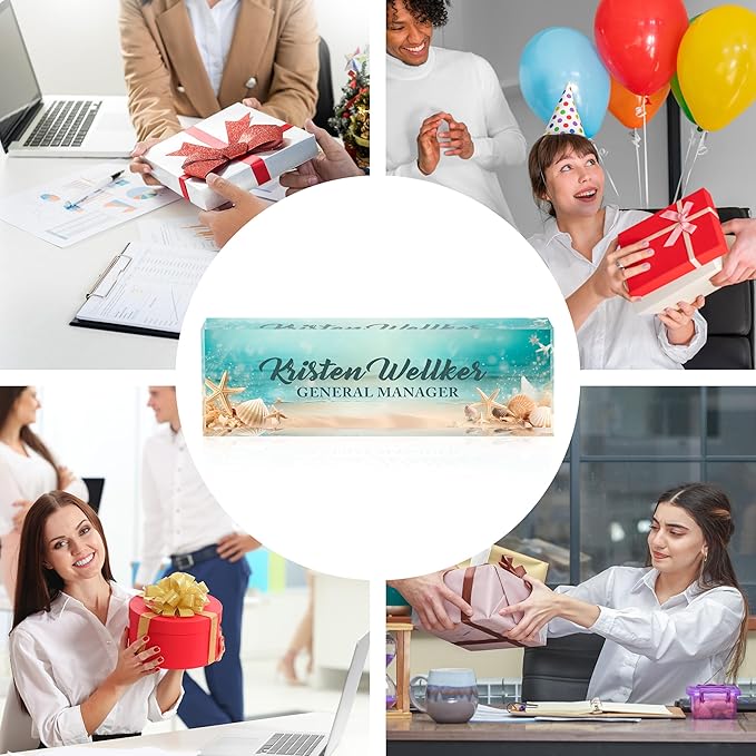 Personalized Name Plate for Desk Custom Acrylic Desk Name Plate Custom Employee - Image 6