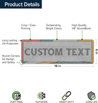 Custom Sign, Custom Street Sign, 11 Font Colors, 13 Font Styles, 4 Hole Options - Image 6