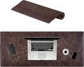 Node Leather Calfskin Leather Desk Pad – Executive Office Desk Mat by NodeLeather