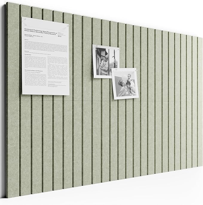 Bumusty Large Cork Board Alternative-36 x24 Felt Bulletin Board Tiles, by Bumusty